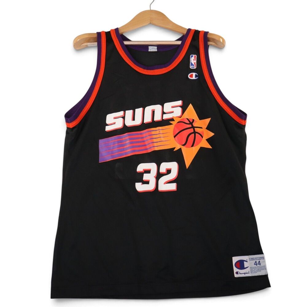 Vintage 1990s Champion NBA Basketball Men's 44 Phoenix Suns Jason Kidd 32 Jersey